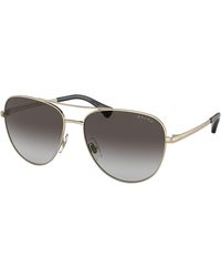 Ralph Lauren - Ra4139 91168G Sunglasses Metal Pilot Shaded - Lyst