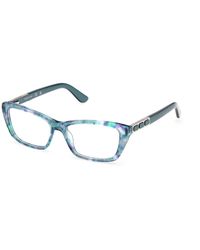Guess - Gm50053 89 Optical Frames Acetate Squared Normal - Lyst