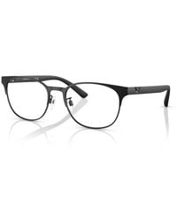 Emporio Armani - Ea1139 3001 Optical Frames Metal Transparent Pillow Normal - Lyst