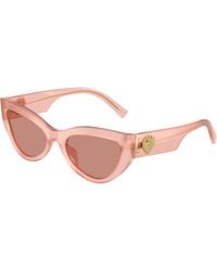 Dolce & Gabbana - Dg4536 338496 Sunglasses Acetate Cat Eye Normal - Lyst