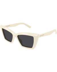 Saint Laurent - Sl 657 005 Sunglasses Acetate Cat Eye - Lyst