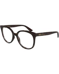 McQueen - Am0540O 002 Optical Frames Acetate Transparent Cat Eye - Lyst