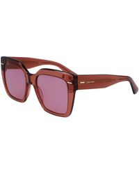 Calvin Klein - Ck23508S 200 Sunglasses Acetate Squared Normal Normal - Lyst
