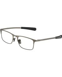 Moncler - Me1014 1002 Optical Frames Metal Transparent Squared Normal - Lyst
