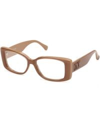 Max Mara - Mm5250 46 Optical Frames Acetate Squared Normal - Lyst
