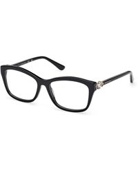 Guess - Gm50050 001 Optical Frames Acetate Squared Normal - Lyst