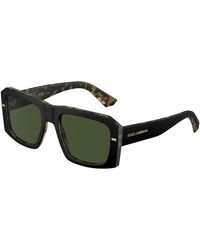 Dolce & Gabbana - Dg4430 340471 Sunglasses Acetate Squared Normal - Lyst