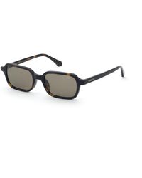 Twinset - Stw117 04Bl Sunglasses Acetate Squared Normal - Lyst