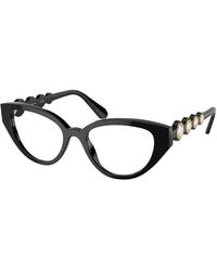 Swarovski - Sk2024 1044 Optical Frames Acetate Geometric Normal - Lyst