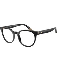 Emporio Armani - Ea3274 6313 Optical Frames Acetate Round Normal - Lyst