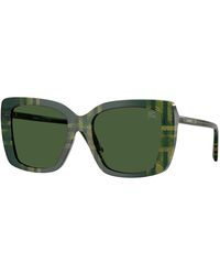Burberry - Be4456 416971 Sunglasses Acetate Squared Normal - Lyst
