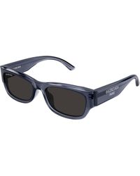 Balenciaga - Bb0390Sk 003 Sunglasses Acetate Squared - Lyst