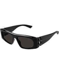 McQueen - Am0471S 001 Sunglasses Acetate Squared - Lyst