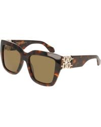 Ferragamo - Sf2083Se 219 Sunglasses Acetate Squared Normal - Lyst