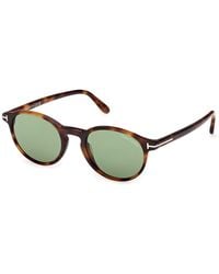 Tom Ford - Ft1331 Prescott-02 53N Sunglasses Acetate Round Normal - Lyst