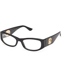 Guess - Gu50352 001 Optical Frames Acetate Round Normal - Lyst