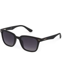 Police - Sple01 Gator 1 U28P Sunglasses Injected Smoke Squared Polarized Nuanced - Lyst