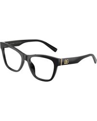 Dolce & Gabbana - Dg3430 501 Optical Frames Acetate Squared Normal - Lyst