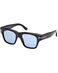 Tom Ford - Ft1280 Caine-02 01V Sunglasses Acetate Squared Normal - Lyst