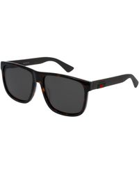 Gucci - Gg0010S 003 Sunglasses Acetate Squared Polarized - Lyst