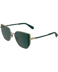 Calvin Klein - Ckj25209S 717 Sunglasses Metal Butterfly Normal - Lyst