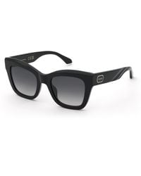 Twinset - Stw112 700 Sunglasses Acetate Smoke Squared Normal Nuanced - Lyst