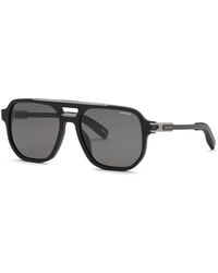 Chopard - Sch412 703P Sunglasses Acetate Smoke Geometric Polarized - Lyst