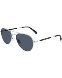 Calvin Klein - Ckj20109S 045 Sunglasses Metal Pilot Normal Photochromatic - Lyst