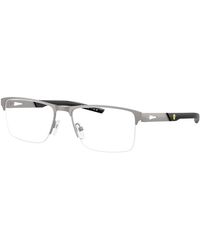 FERRARI SCUDERIA - Fz7009 115 Optical Frames Metal Squared Normal - Lyst