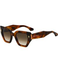 Etro - 0010/S 05L/Ha Sunglasses Acetate Squared Normal Shaded - Lyst