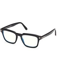 Tom Ford - Ft6080-B 052 Optical Frames Acetate Squared Normal - Lyst