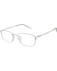Giorgio Armani - Ar5171 3045 Optical Frames Metal Transparent Pillow Normal - Lyst