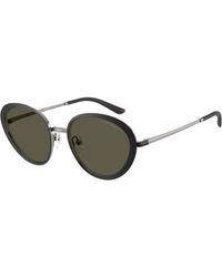 Emporio Armani - Ea2177 300187 Sunglasses Metal Geometric Normal - Lyst