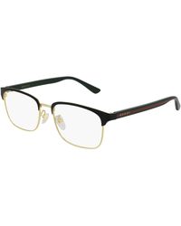 Gucci - Gg0934Oa 001 Optical Frames Metal Squared - Lyst