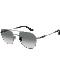 Giorgio Armani - Ar6178 300371 Sunglasses Metal Squared Normal Shaded - Lyst