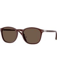 Persol - Po3007Sx 12588T Sunglasses Acetate Squared Normal - Lyst