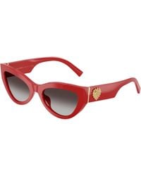 Dolce & Gabbana - Dg4536 30888G Sunglasses Acetate Cat Eye Normal Nuanced - Lyst