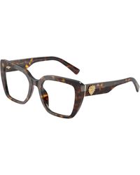Dolce & Gabbana - Dg3441 502 Optical Frames Acetate Transparent Squared Normal - Lyst
