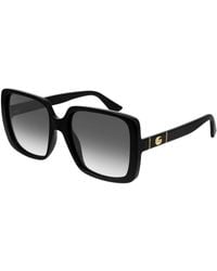 Gucci - Gg0632S 001 Sunglasses Injected Squared Normal Shaded - Lyst