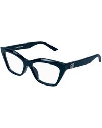 Balenciaga - Bb0342O 009 Optical Frames Acetate Transparent Cat Eye - Lyst