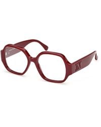 Max Mara - Mm5252 69 Optical Frames Acetate Geometric Normal - Lyst