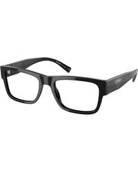 Prada - Pr 15Yv 1Ab1O1 Optical Frames Acetate Squared - Lyst