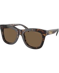 Michael Kors - Mk2193U Empire Square 4 300673 Sunglasses Acetate Squared Normal - Lyst