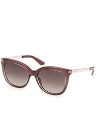 Guess - Gu00354 69F Sunglasses Injected Cat Eye Normal - Lyst
