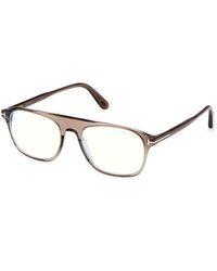 Tom Ford - Ft6167-B 45 Optical Frames Acetate Pilot Normal - Lyst