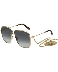Givenchy - Gv 7183/S J5G/9O Sunglasses Metal Squared Normal Shaded - Lyst