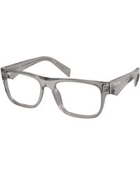 Prada - Pr 22Zv 16Z1O1 Optical Frames Acetate Pillow Normal - Lyst