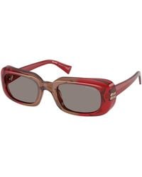 Miu Miu - Mu B13S 23M80Q Sunglasses Acetate Squared Normal - Lyst