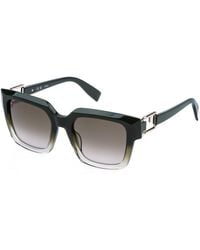 Furla - Sfu981 07C7 Sunglasses Acetate Squared Normal Nuanced - Lyst