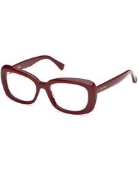 Max Mara - Mm5211 069 Optical Frames Acetate Round Normal - Lyst